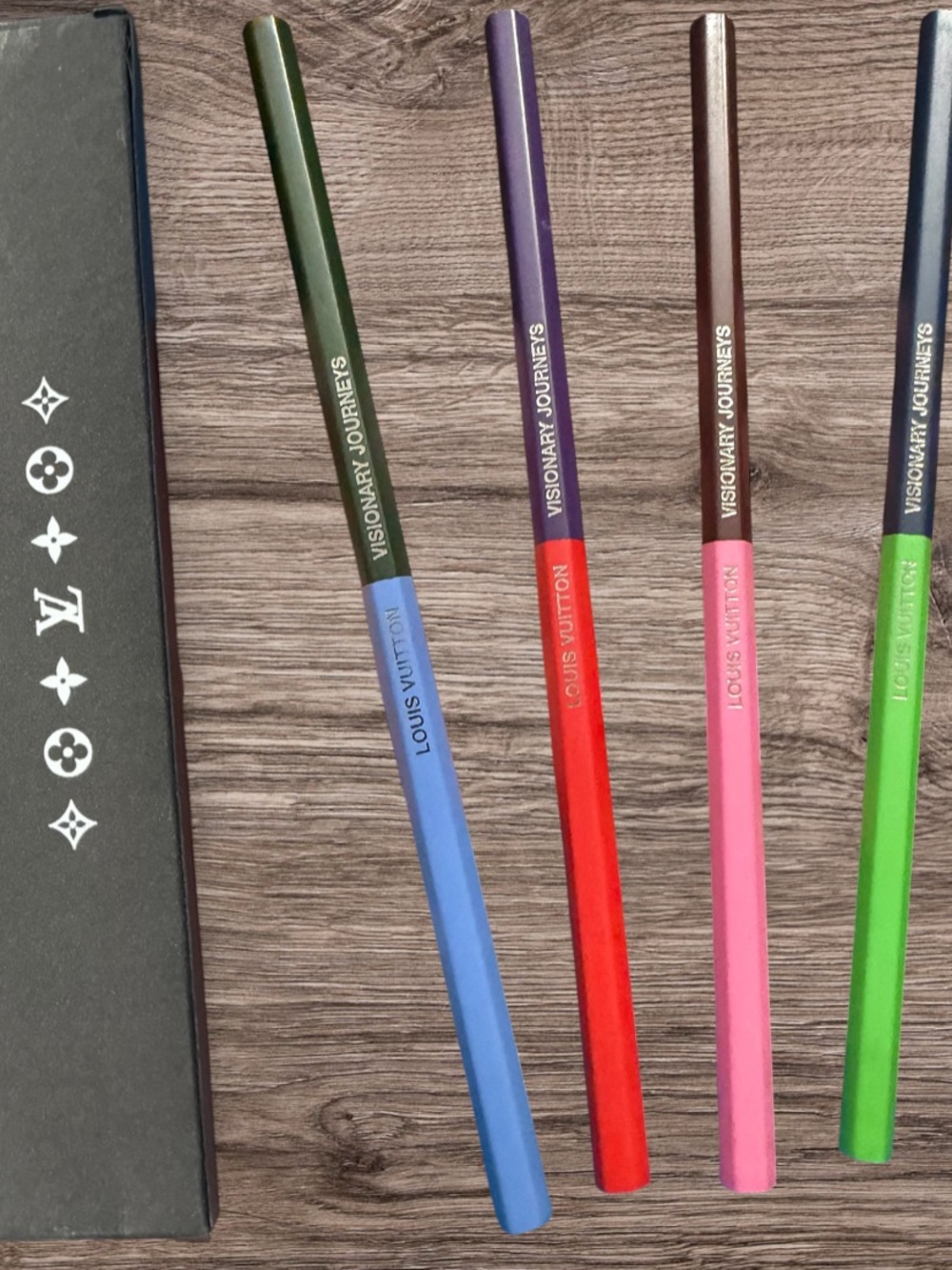 Louis Vuitton "Visionary Journeys" Bangkok Exhibition Pencil Set